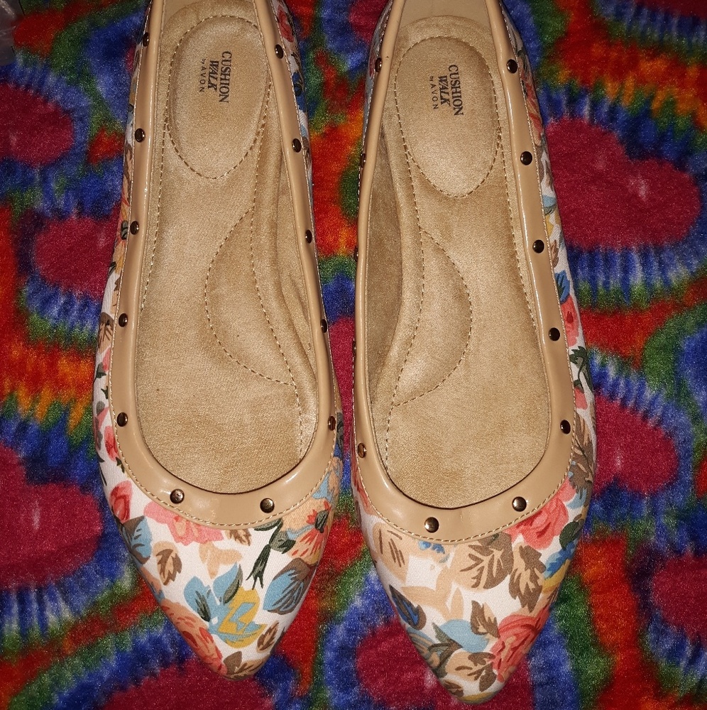Floral shoes